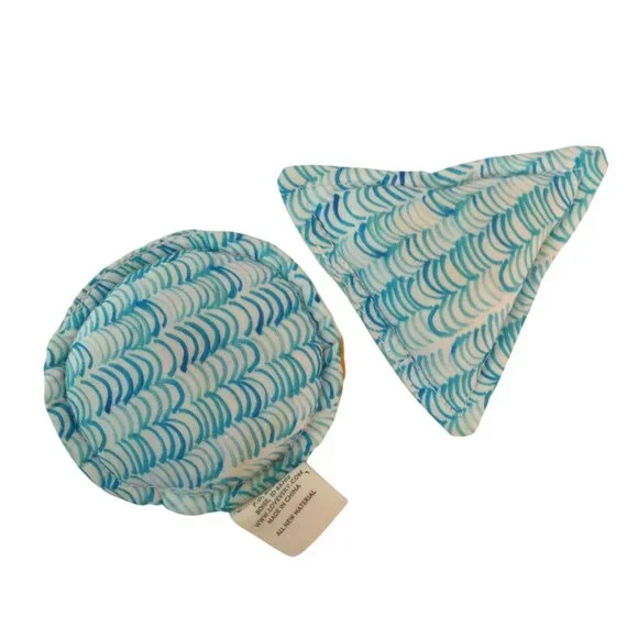 Lovevery Explorer Play Kit Shapes Bean Bags Triangle & Circle Orange Blue - Picture 2 of 5